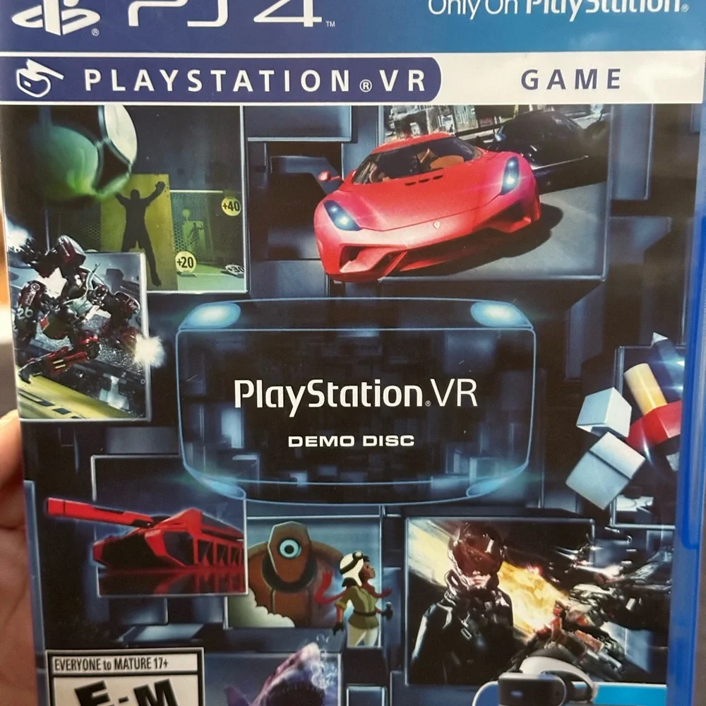 Sony VR Headset - Sleek Black and White Design